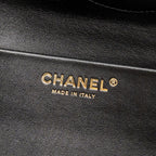 Chanel 26s Maxi flap bag suede calfskin black GHW (microchip)