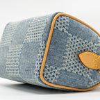 LOUIS VUITTON SPEEDY 18 BANDOULIERE DEMIER DENIM CANVAS GHW