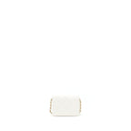 CHANEL 21B CARD HOLDER ON CHAIN CAVIAR WHITE LGHW