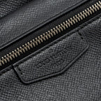 LOUIS VUITTON TAIGA BUM BAG OUTDOOR LEATHER BLACK SHW