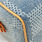 LOUIS VUITTON SPEEDY 18 BANDOULIERE DEMIER DENIM CANVAS GHW