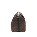 LOUIS VUITTON KEEPALL BANDOULIERE 45 MONOGRAM MACASSAR CANVAS SHW