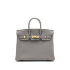 Hermes Birkin 25 Togo 8F Gris Etain RGHW