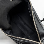 LOUIS VUITTON TAIGA BUM BAG OUTDOOR LEATHER BLACK SHW