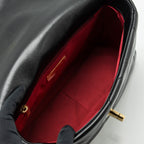CHANEL SMALL 19 BAG GOATSKIN BLACK MULTICOLOUR HARDWARE