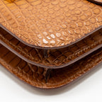 Hermes Mini Constance Alligator Mississippiensis Mat Gold GHW