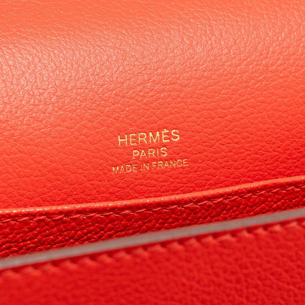 Hermes Mini Roulis Evercolor Rouge De Coeur LGHW
