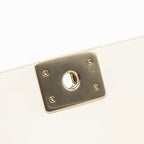 CHANEL SMALL BOY BAG CAVIAR WHITE LGHW