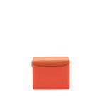 HERMES MINI ROULIS EVERCOLOR BICOLOR CAPUCINE / TERRE BATTUE SHW