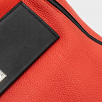 Hermes 24/24-29 Bag Clemence/ Swift Rouge Pivoine/Noir SHW