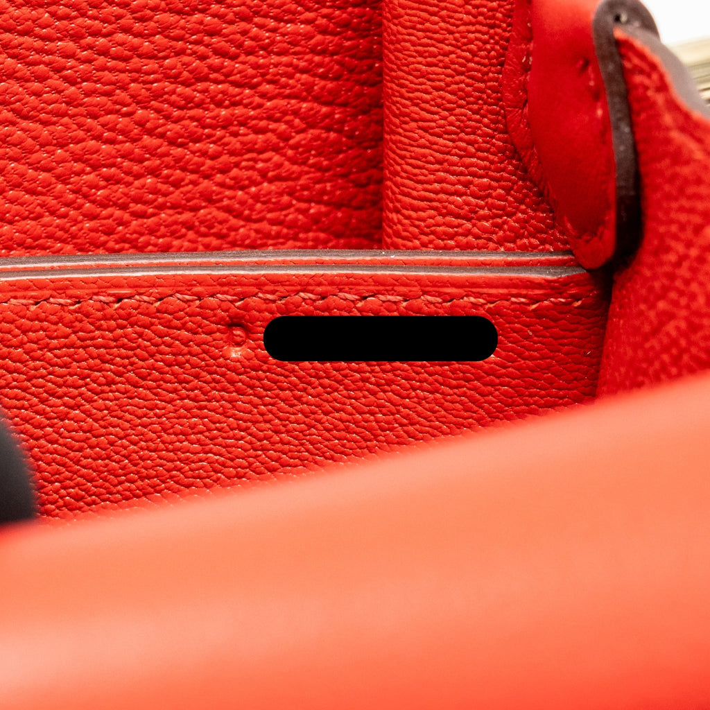 Hermes Mini Roulis Evercolor Rouge De Coeur LGHW