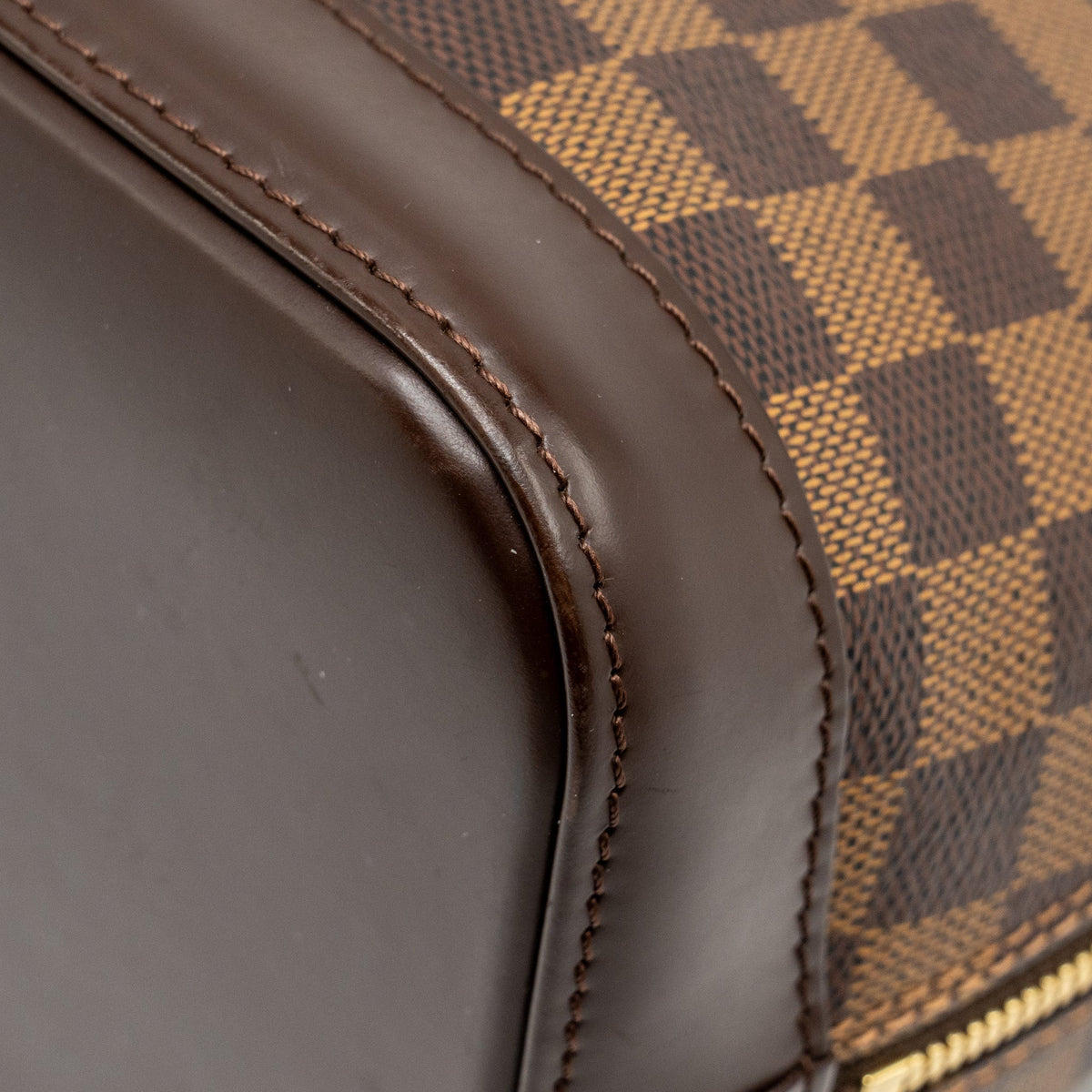 LOUIS VUITTON ALMA PM DAMIER EBENE CANVAS GHW