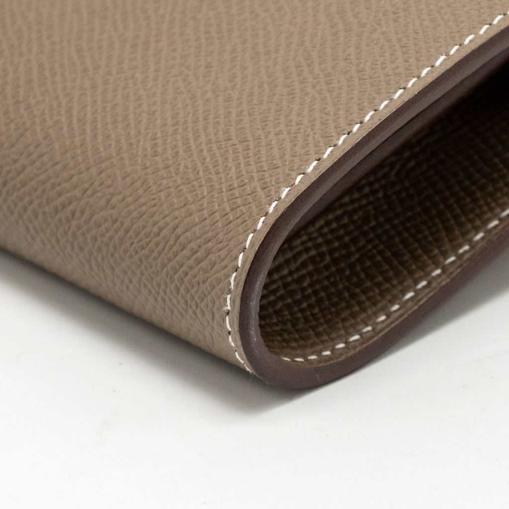 Hermes kelly to go epsom etoupe SHW