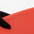 Hermes 24/24-29 Bag Clemence/ Swift Rouge Pivoine/Noir SHW