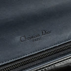 DIOR MEDIUM DIORAMA CALFSKIN METALLIC SILVER SHW