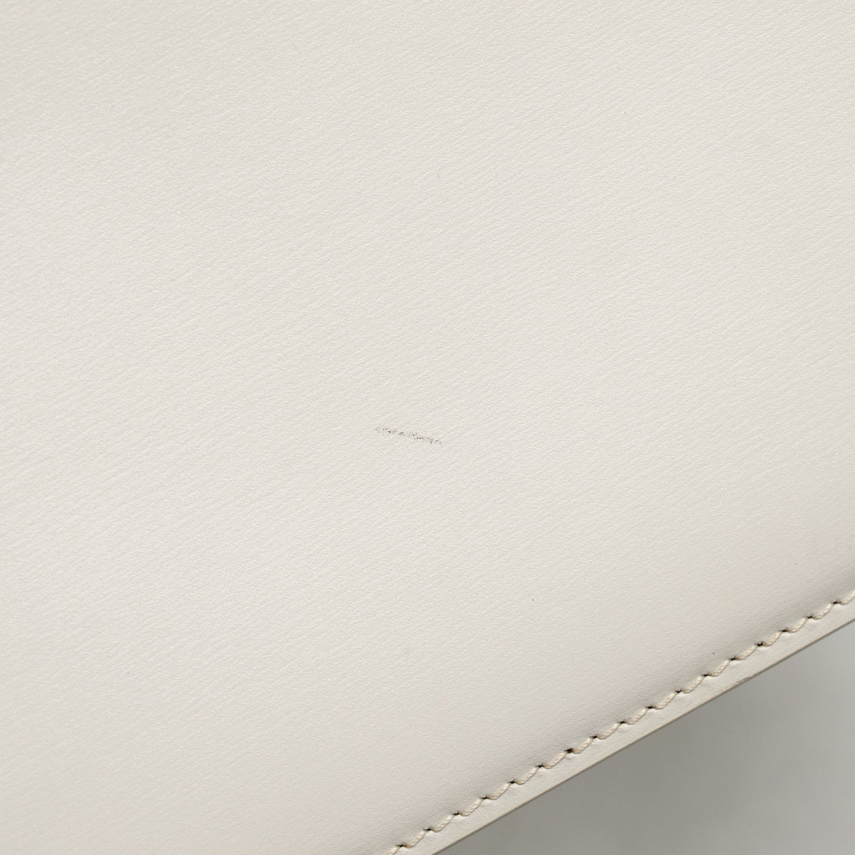 Celine teen triomphe bag calfskin white GHW