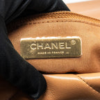 CHANEL SMALL 19 BAG LAMBSKIN CARAMEL MULTICOLOUR HARDWARE (MICROCHIP)