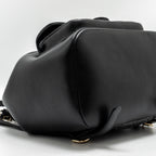 CHANEL 23C LARGE DUMA BACKPACK CALFSKIN BLACK LGHW (MICROCHIP)