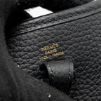 Hermes Mini Evelyne Clemence Black GHW