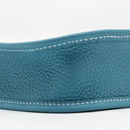 HERMES MINI EVELYNE CLEMENCE NEW BLUE JEAN SHW