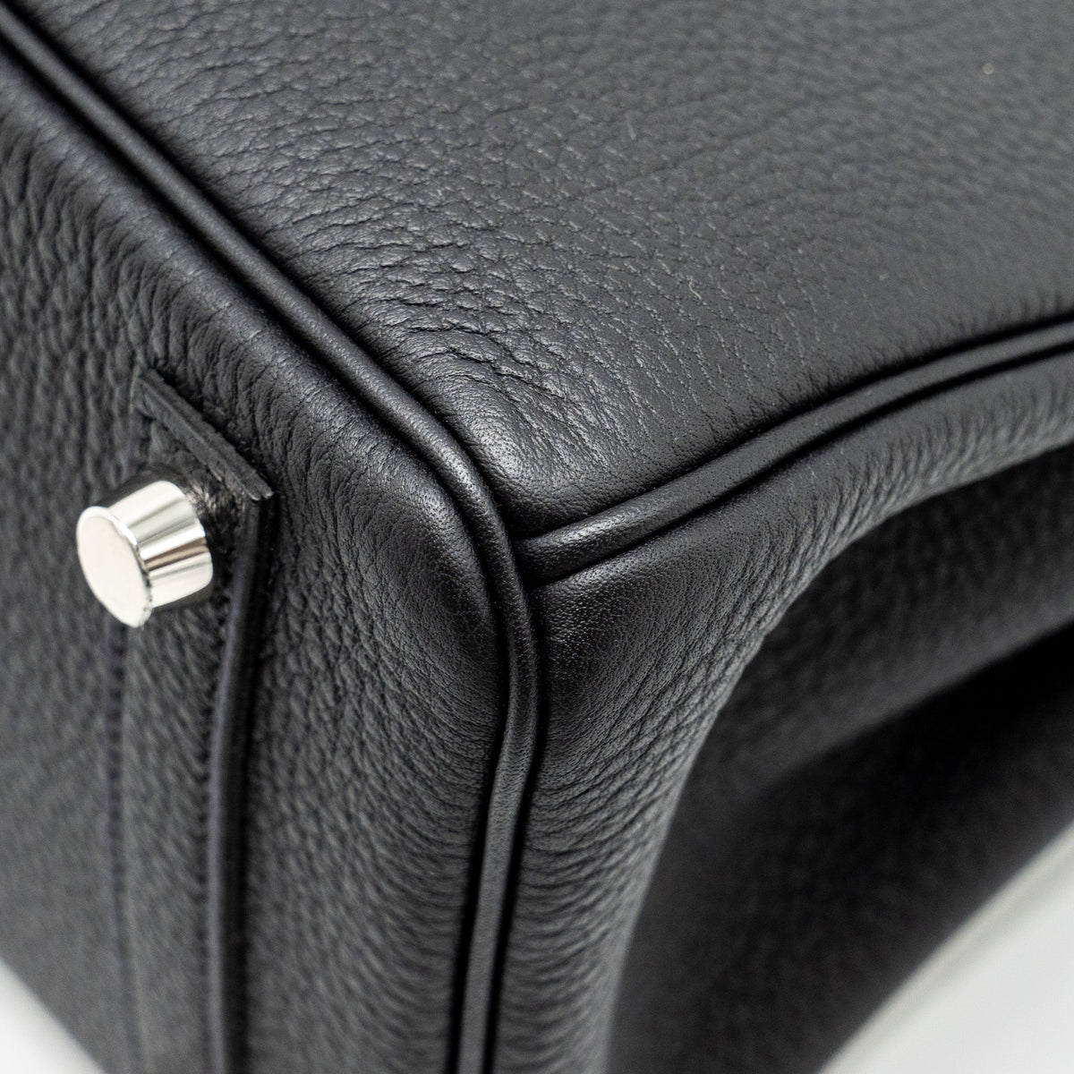 Hermes Birkin 25 Touch Togo/Alligator Mississippiensis Mat Black SHW