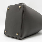 HERMES PICOTIN 22 LOCK BAG TAURILLON MAURICE GRAPHITE GHW