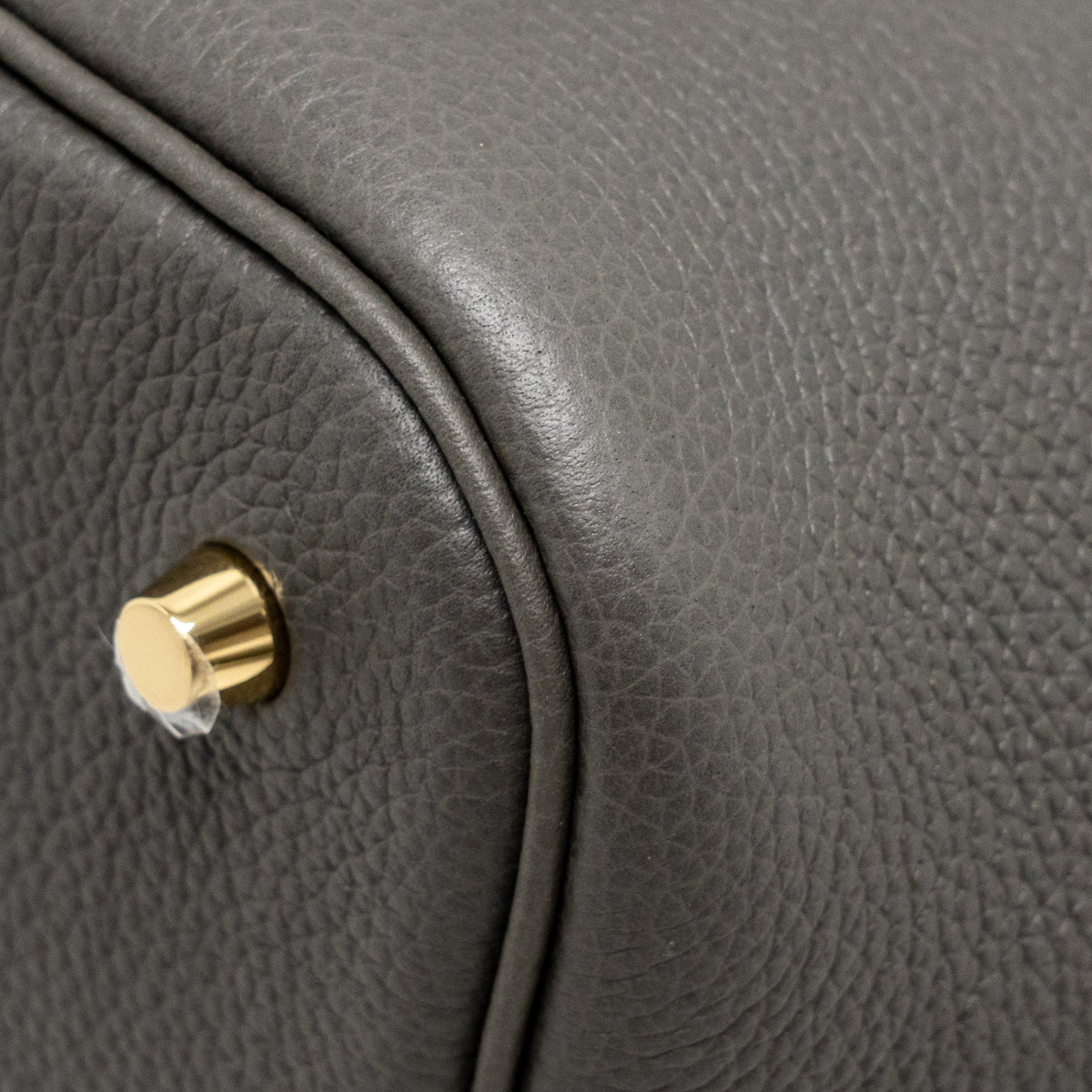 HERMES PICOTIN 22 LOCK BAG TAURILLON MAURICE GRAPHITE GHW