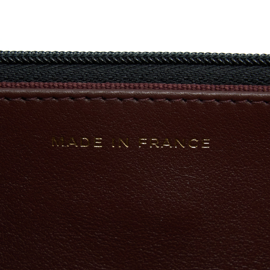 CHANEL CLASSIC WALLET ON CHAIN CAVIAR BLACK GHW (MICROCHIP)