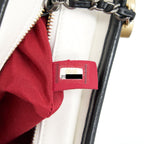 CHANEL SMALL GABRIELLE HOBO BAG WHITE/ BLACK