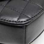 CHANEL 22S HEART BELT BAG LAMBSKIN BLACK LGHW