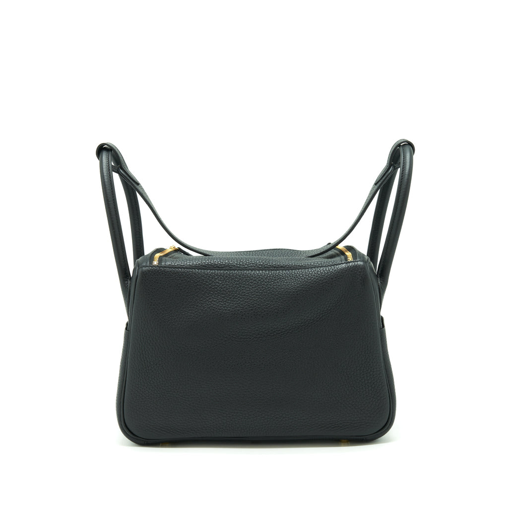 Hermes Lindy 26 Clemence Black GHW