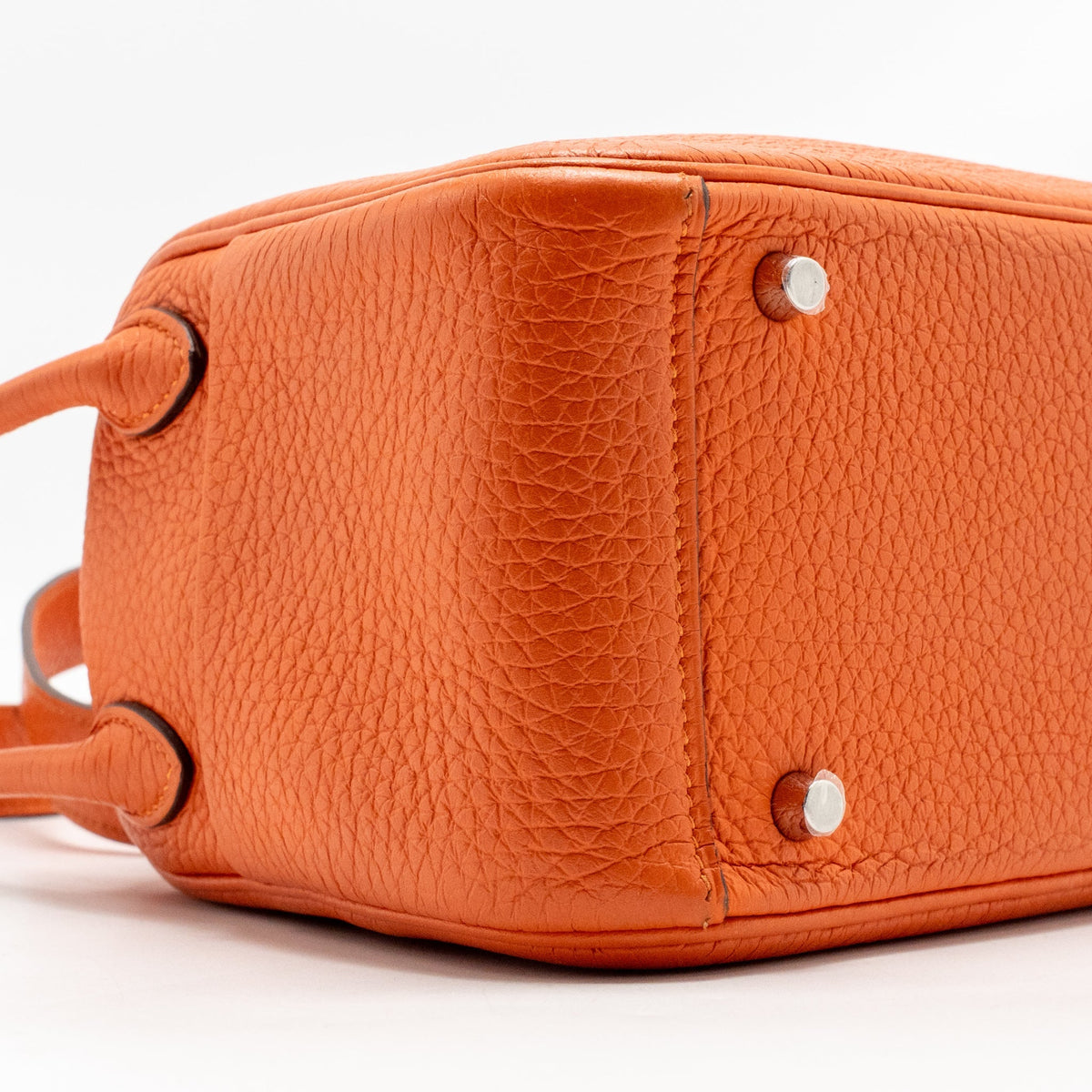 Hermes Mini Lindy Clemence 9J Feu SHW