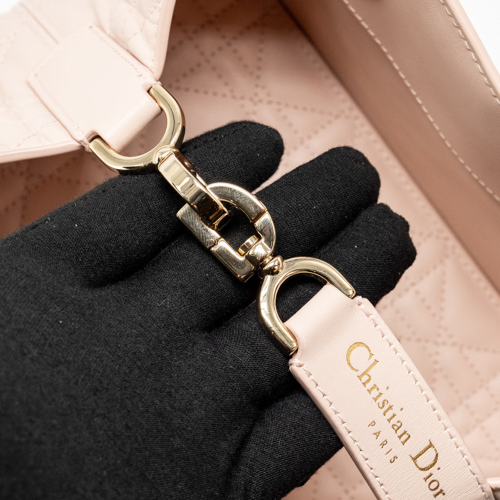 Dior Small Dior Toujours Bag Macrocannage Calfskin Rose Poudre LGHW