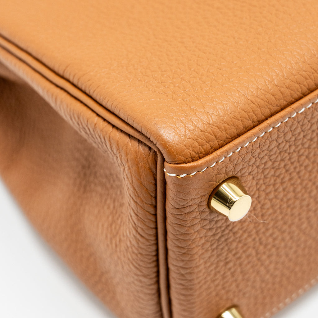 HERMES Kelly 25 Togo Gold GHW