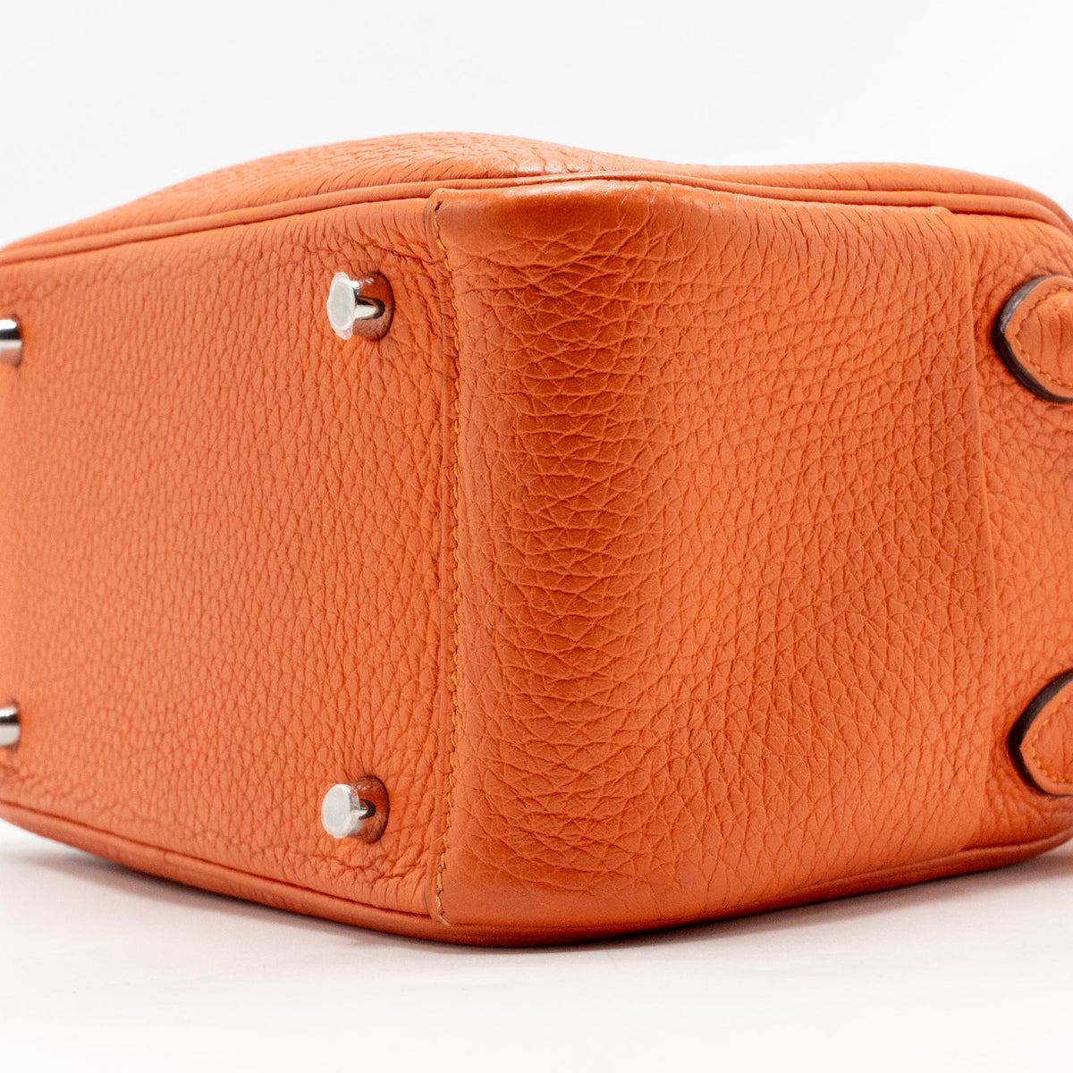 Hermes Mini Lindy Clemence 9J Feu SHW