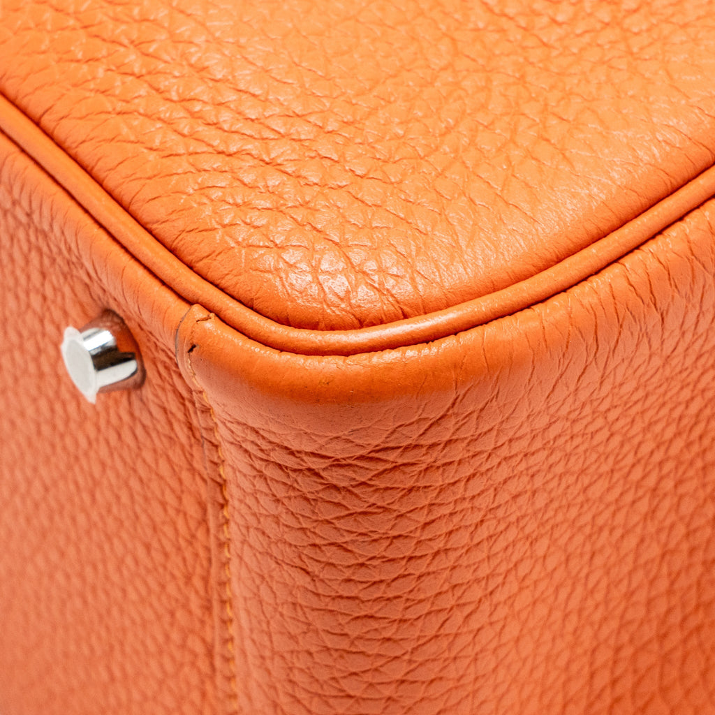 Hermes Mini Lindy Clemence 9J Feu SHW