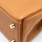 HERMES Kelly 25 Togo Gold GHW