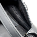 Dior mini saddle bag calfskin so black with an extra strap