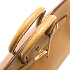 HERMES VINTAGE BIRKIN 35 COURCHEVEL NATURAL SABLE GHW