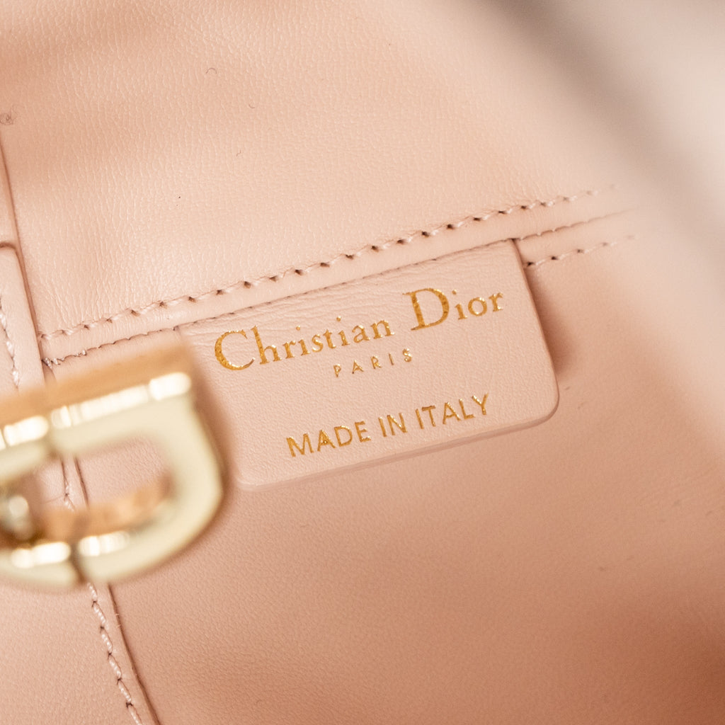 Dior Small Dior Toujours Bag Macrocannage Calfskin Rose Poudre LGHW