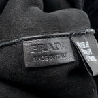 PRADA MEDIUM TOTE BAG SHEARLING BLACK SHW