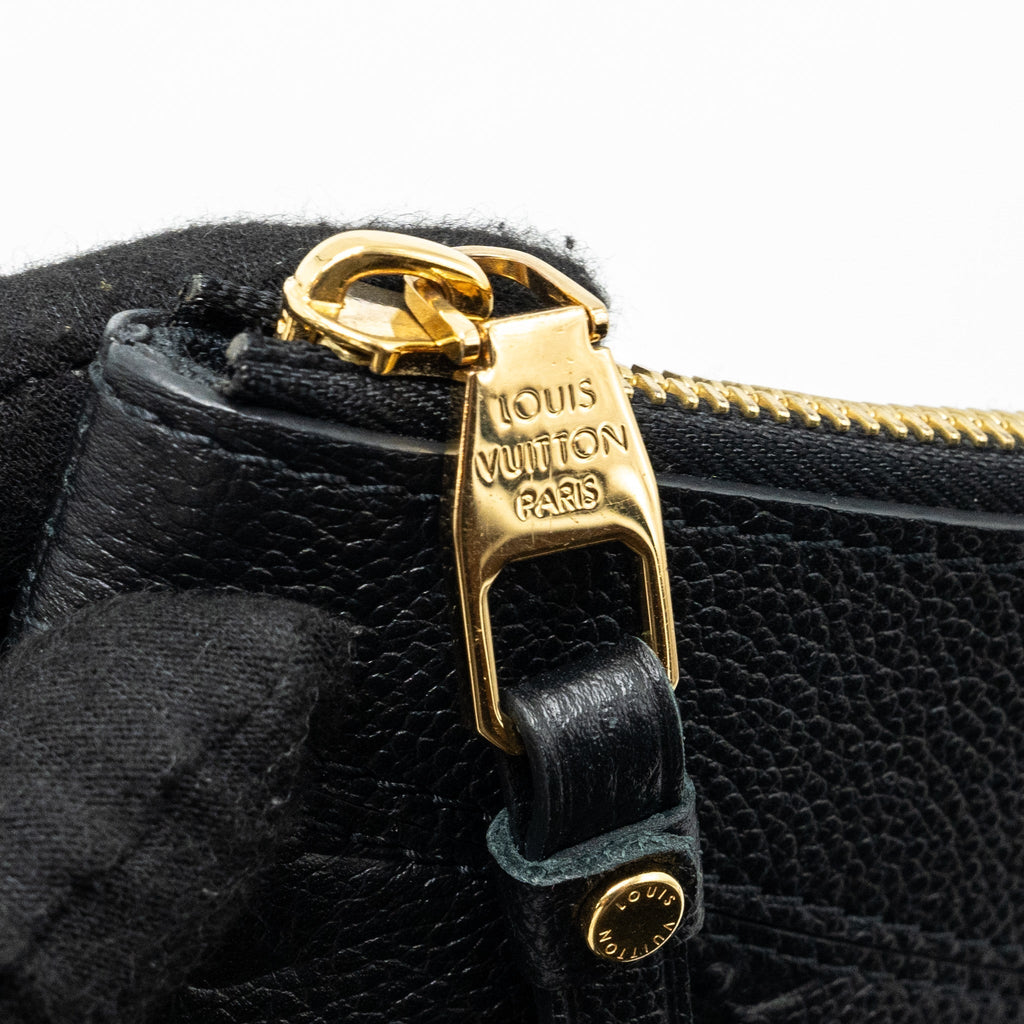LOUIS VUITTON CLUTCH MONOGRAM EMPREINTE CALFSKIN BALCK GHW