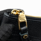 LOUIS VUITTON CLUTCH MONOGRAM EMPREINTE CALFSKIN BALCK GHW