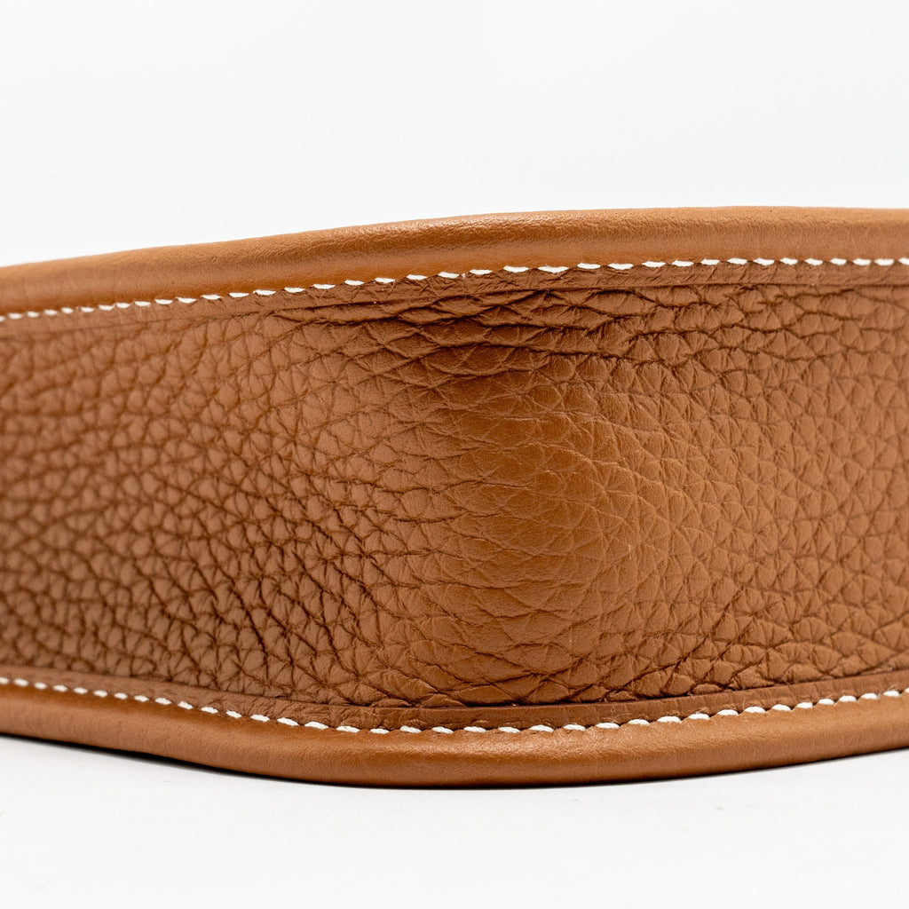 Hermes mini Evelyne Clemence Gold SHW