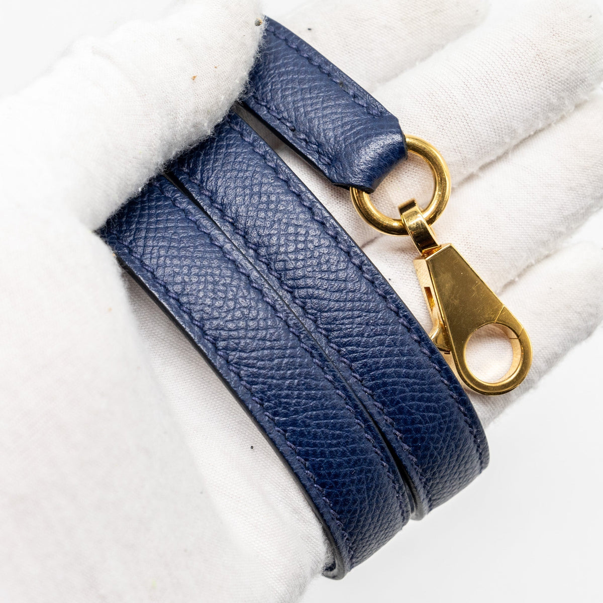 HERMES KELLY 32 EPSOM BLUE SAPPHIRE GHW