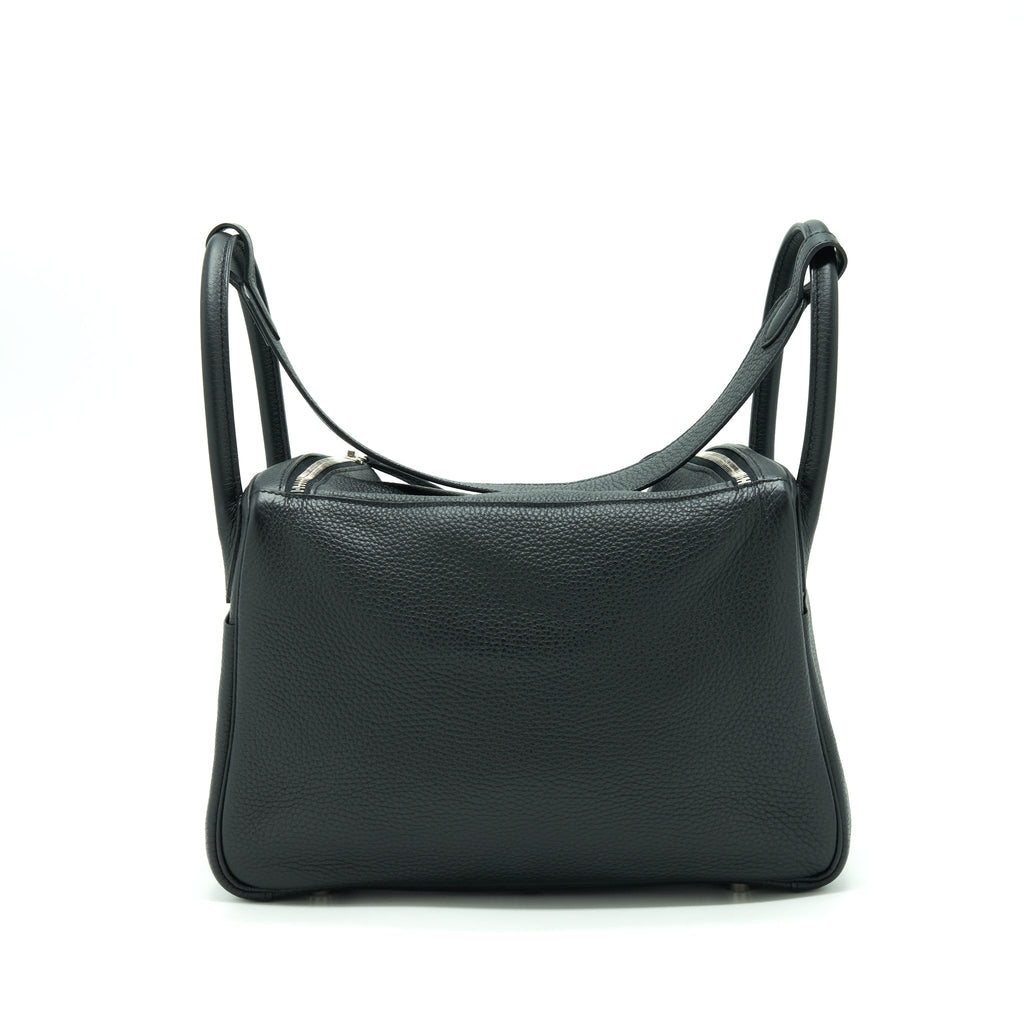 Hermes Lindy 30 Clemence Black SHW