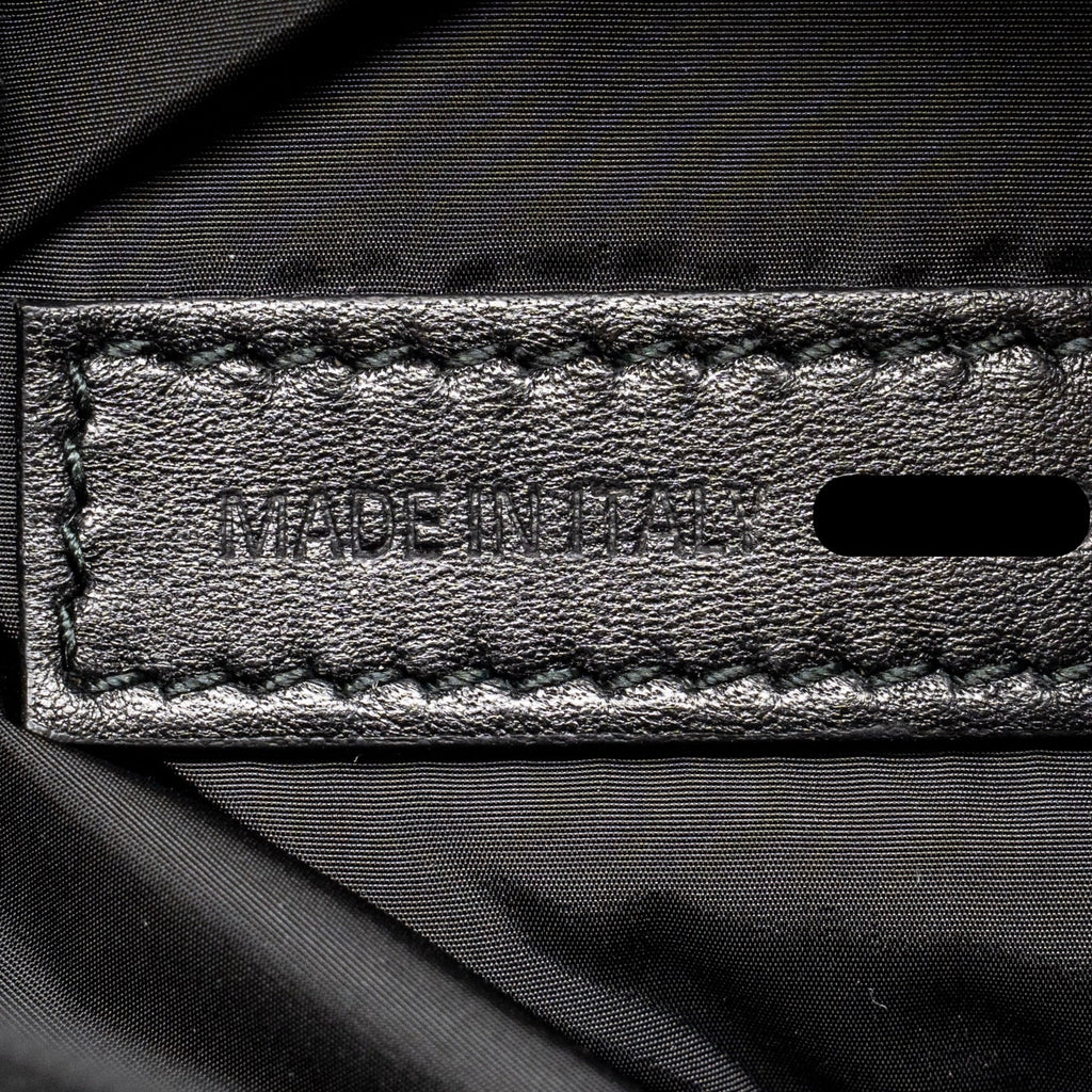 Balenciaga Wheel Belt Bag Nylon Black/Navy SHW