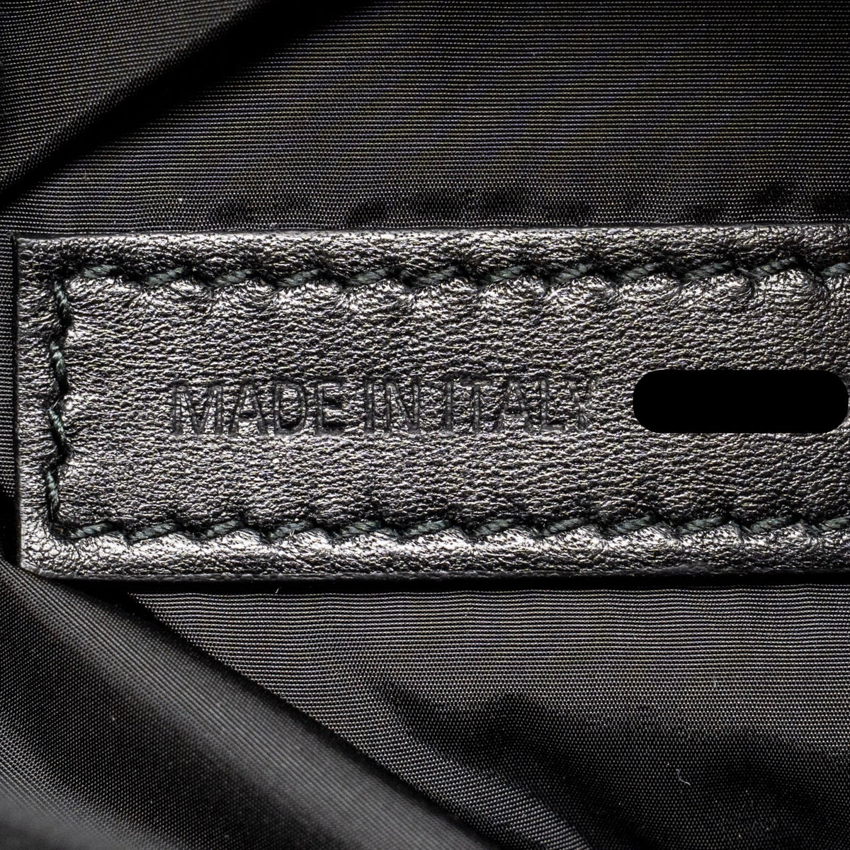 Balenciaga Wheel Belt Bag Nylon Black/Navy SHW
