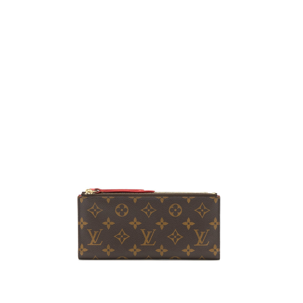 LOUIS VUITTON DOUBLE ZIPPER WALLET MONOGRAM CANVAS GHW