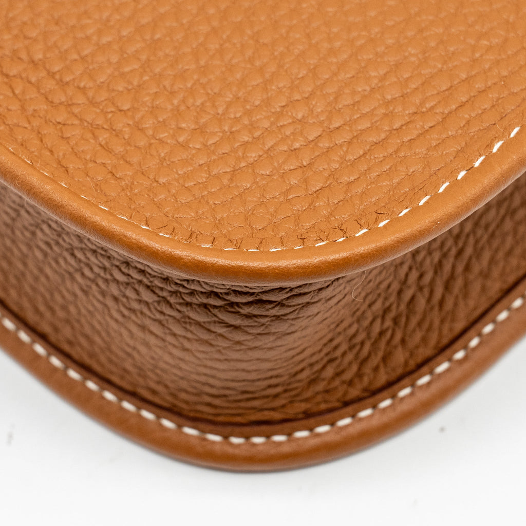 Hermes mini Evelyne Clemence Gold SHW